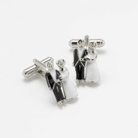 Cufflinks - Bride & Groom